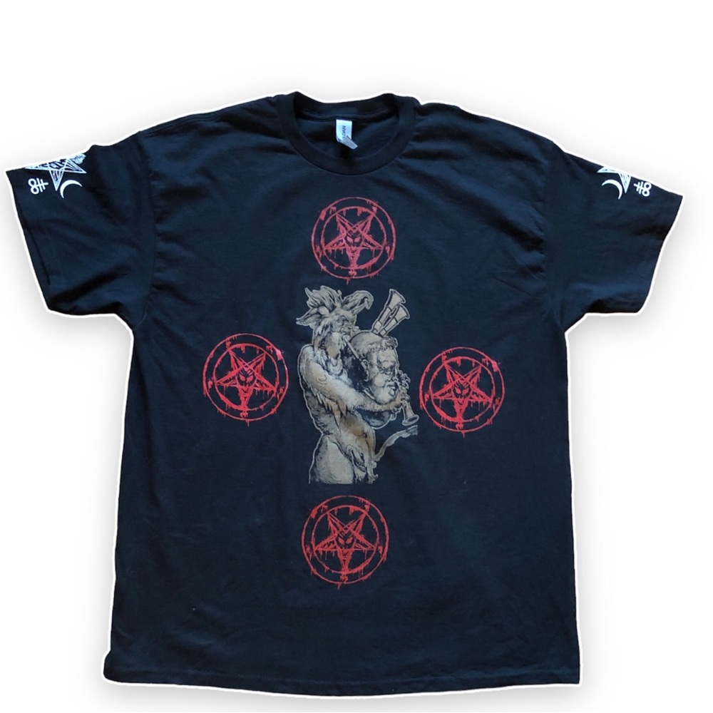 Satan t shirt EXTRA LARGE size sigil baphomet